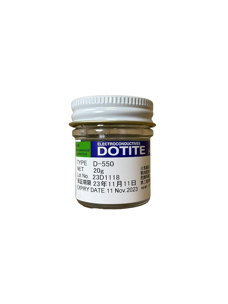 ❏導電ペースト　ドータイト　d−550（20g） 楽天市場】藤倉化成 ドータイト(常温乾燥タイプ) 20g D-550 1個